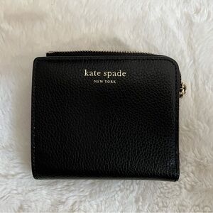 Kate Spade Sylvia Black Textured Wallet